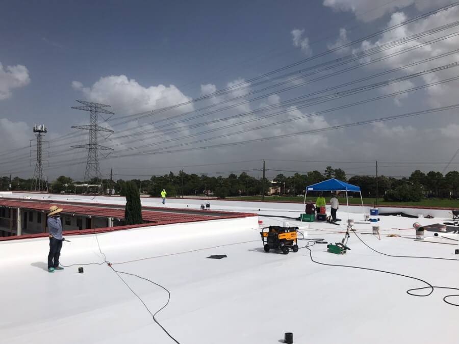 TPO Roofing on Going