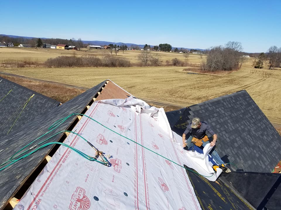 Roofer with White Cover